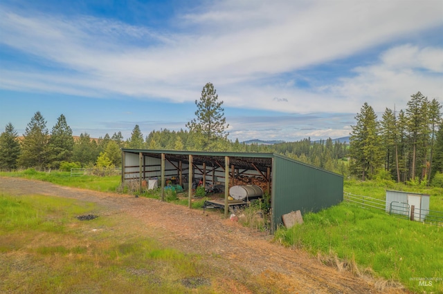 478AND716 Three Bear Rd, Kendrick, ID 83537 - view of pole building featuring a detached carport