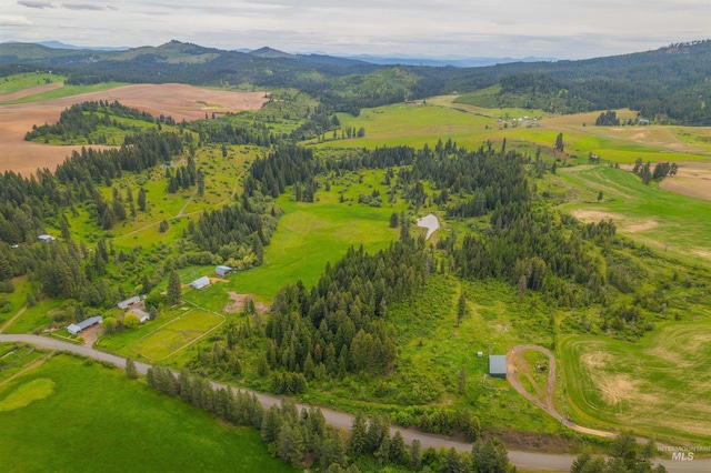 478AND716 Three Bear Rd, Kendrick, ID 83537 - aerial view of mountains