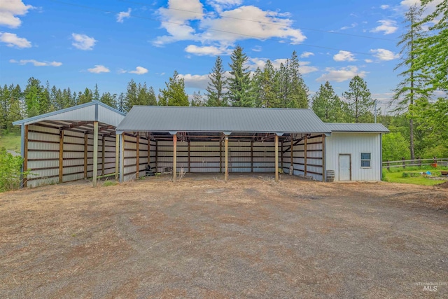 478AND716 Three Bear Rd, Kendrick, ID 83537 - view of pole building featuring a carport and driveway