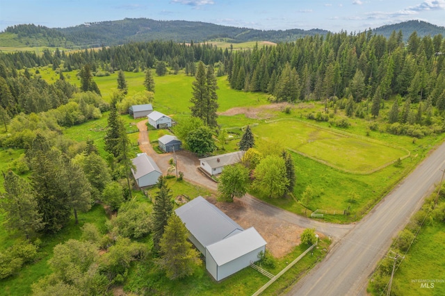 478AND716 Three Bear Rd, Kendrick, ID 83537 - bird's eye view of a forest and mountains