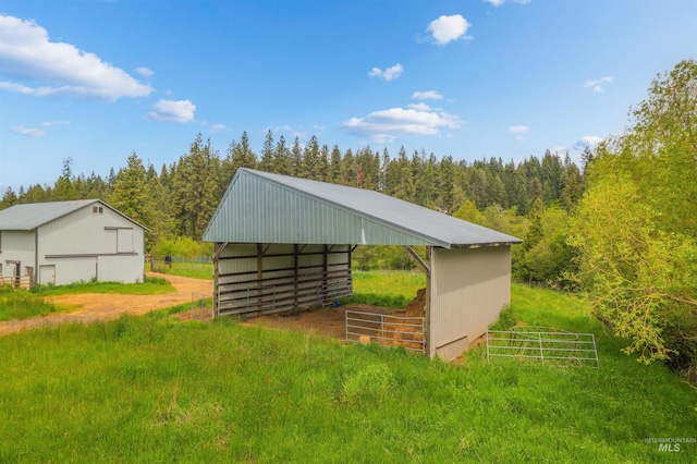 478AND716 Three Bear Rd, Kendrick, ID 83537 - view of pole building with a wooded view