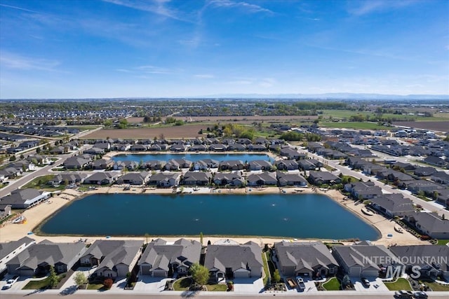 12225 W Indus Dr, Star, ID 83669 - bird's eye view with a residential view and a water view
