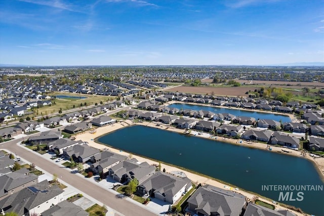 12225 W Indus Dr, Star, ID 83669 - aerial view with a water view and a residential view