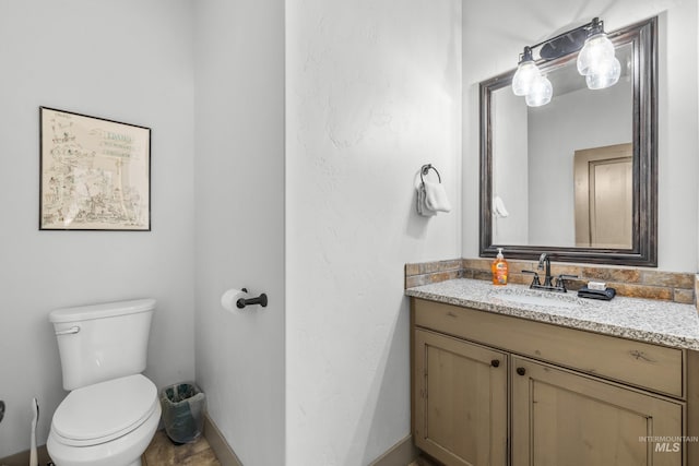 1089 Graham Dr, Mccall, ID 83638 - half bathroom featuring toilet and vanity