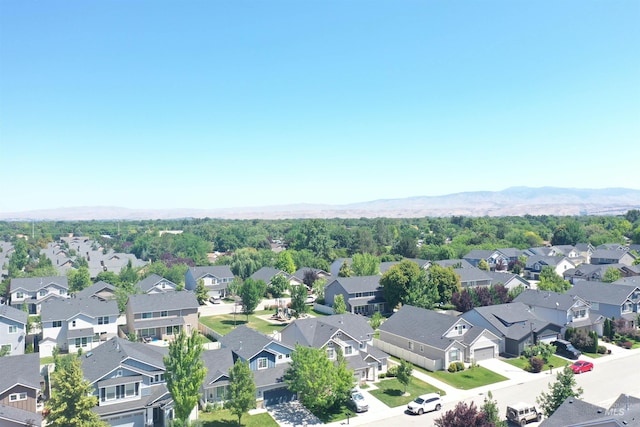12030 Abram St, Boise, ID 83713 - aerial perspective of suburban area with a mountain backdrop