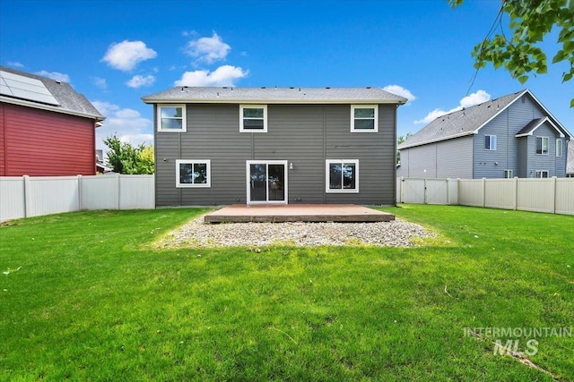 2513 S Vineyard St, Nampa, ID 83686 - rear view of house with a patio