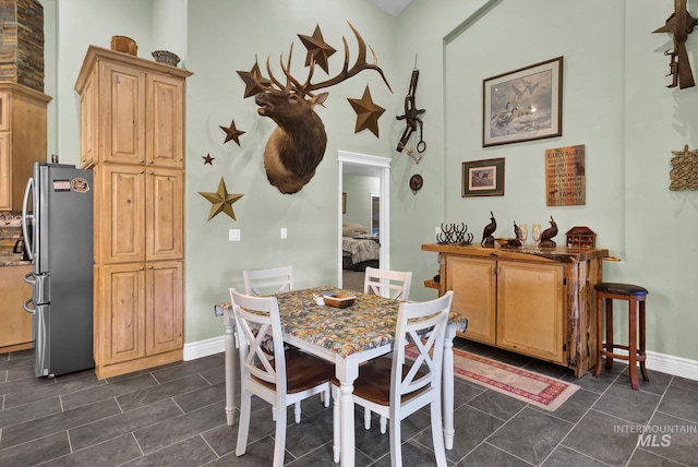 view of dining area