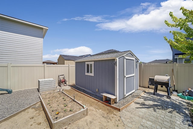 view of outbuilding