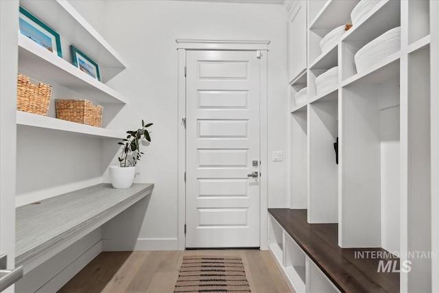 1552 W Windbreaker Ln, Eagle, ID 83616 - mudroom with light wood-style floors and baseboards