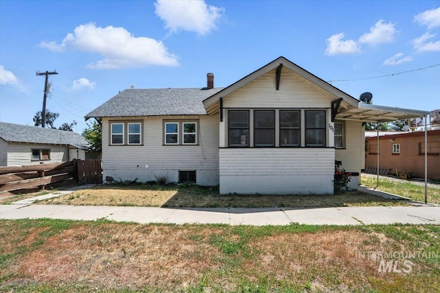 101 E 2nd St, Emmett, ID 83617 - view of front facade with a chimney