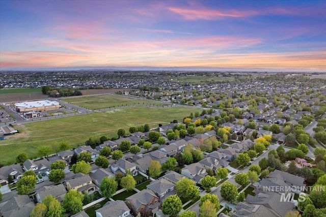 3023 E Tusa St, Meridian, ID 83642 - aerial view at dusk of a residential view
