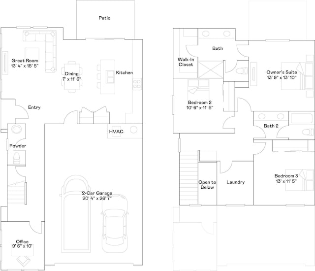 8002 W Fern St, Eagle, ID 83616 - property floor plan