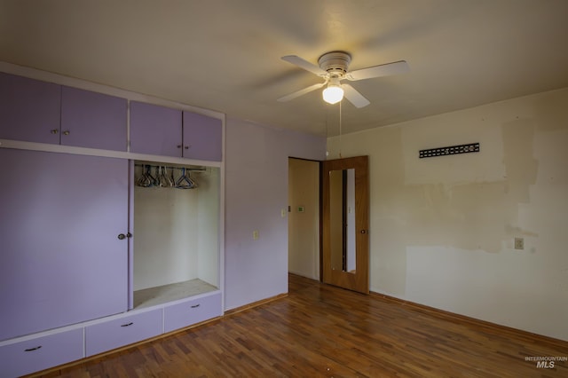 8970 Hurd Ln With 7, Acres, Payette, ID 83661 - mudroom with a ceiling fan, wood finished floors, and baseboards