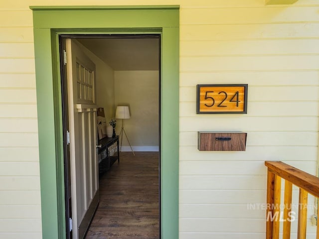 view of entrance to property
