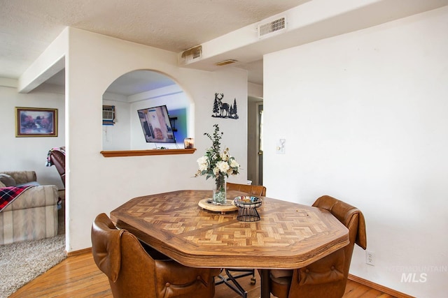 134 Maple Ave, Hansen, ID 83334 - dining area with light wood finished floors and baseboards