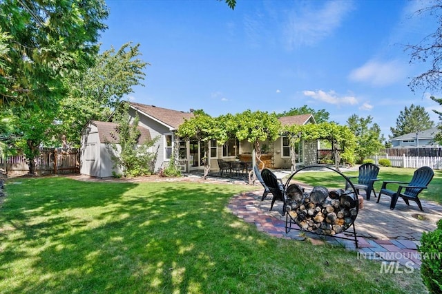 6472 S Liveoak Pl, Boise, ID 83716 - rear view of house featuring a patio area