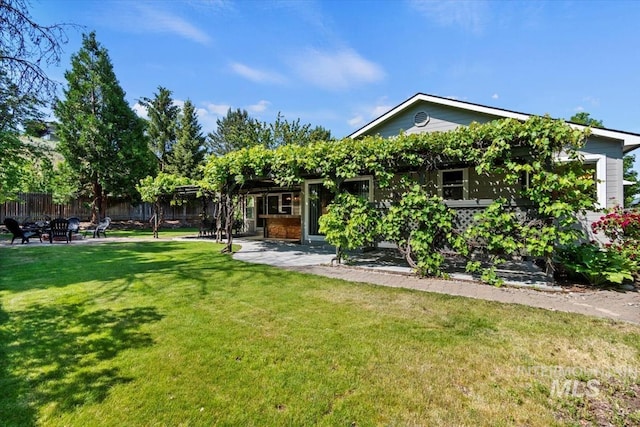 6472 S Liveoak Pl, Boise, ID 83716 - view of yard featuring a patio and a fire pit