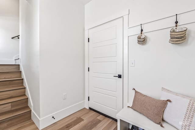 2919 W Jordan Unit 2, Boise, ID 83702 - mudroom with light wood finished floors and baseboards