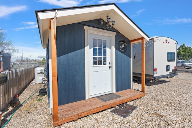 view of outbuilding