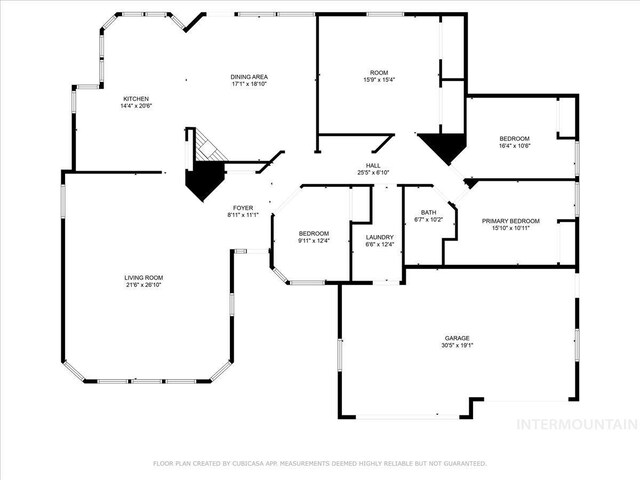 1825 E Seaside Ct, Boise, ID 83706 - room layout