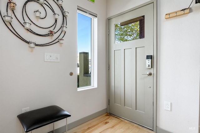 502 S 15th St # 104, Boise, ID 83702 - entrance foyer featuring light wood finished floors