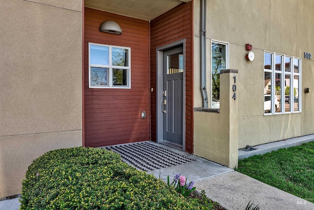 502 S 15th St # 104, Boise, ID 83702 - view of exterior entry with stucco siding