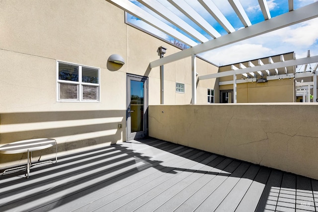 502 S 15th St # 104, Boise, ID 83702 - wooden deck with a pergola