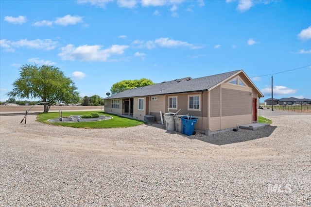 11716 S Emerald Rd, Nampa, ID 83686 - rear view of property featuring cooling unit