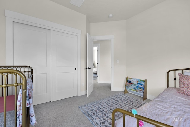 44 Shoemaker Dr, Horseshoe Bend, ID 83629 - carpeted bedroom featuring baseboards and a closet