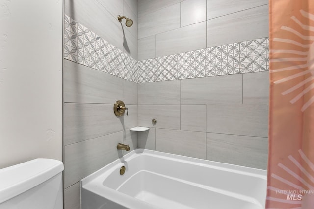 44 Shoemaker Dr, Horseshoe Bend, ID 83629 - full bathroom with toilet and tub / shower combination