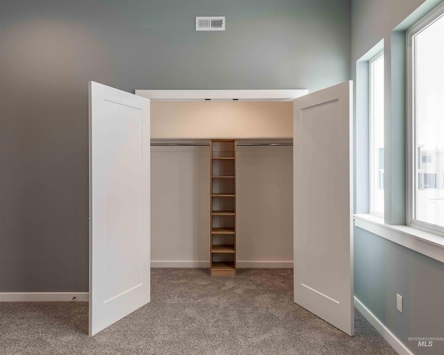 closet with visible vents