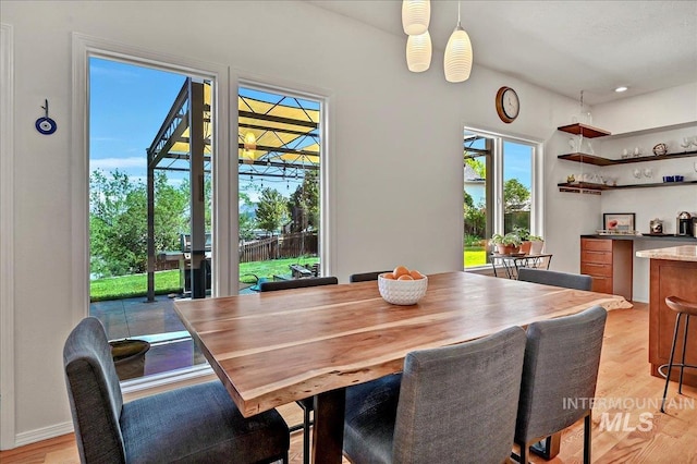 2942 E Eastgate Dr, Boise, ID 83716 - dining space featuring light wood-style flooring
