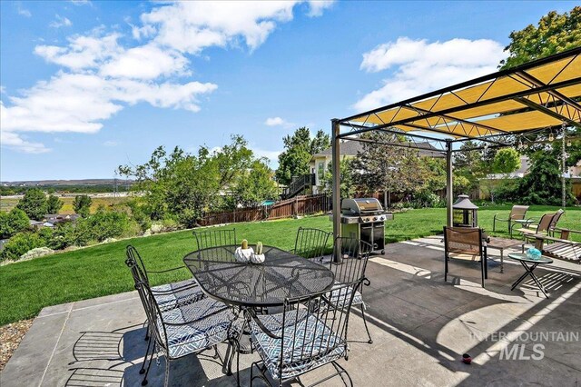 2942 E Eastgate Dr, Boise, ID 83716 - view of patio with outdoor dining area and grilling area