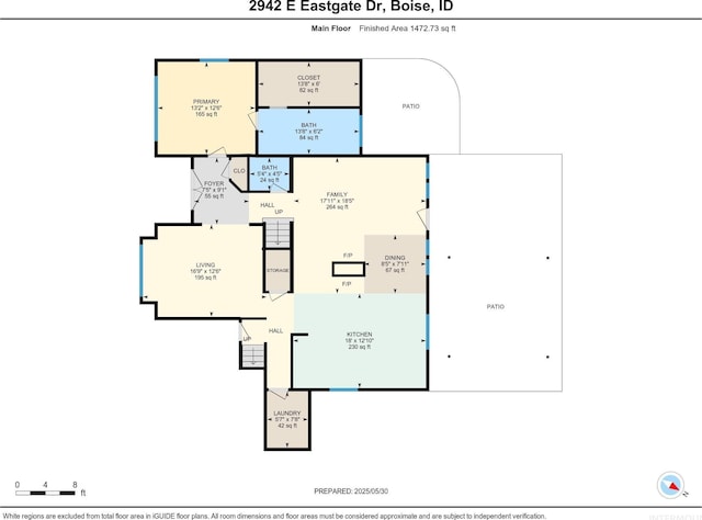 2942 E Eastgate Dr, Boise, ID 83716 - home floor plan