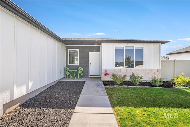 837 Trout Creek Way, Kimberly, ID 83314 - entrance to property with board and batten siding