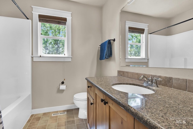 3031 N Christian Way, Meridian, ID 83646 - full bathroom featuring healthy amount of natural light, vanity, shower / bathtub combination, and tile patterned flooring