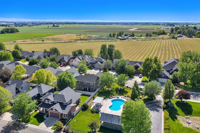 3031 N Christian Way, Meridian, ID 83646 - overview of rural landscape with extensive farmland and nearby suburban area