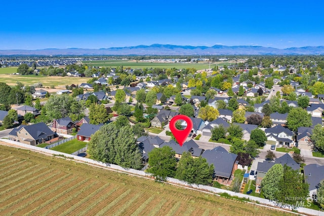 3031 N Christian Way, Meridian, ID 83646 - aerial view of residential area featuring mountains