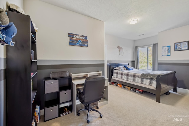 12371 S Abbott Downing Way, Nampa, ID 83686 - carpeted bedroom with a textured ceiling and baseboards