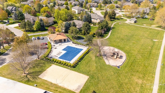 12371 S Abbott Downing Way, Nampa, ID 83686 - birds eye view of property with a residential view