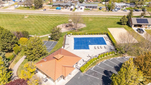 12371 S Abbott Downing Way, Nampa, ID 83686 - birds eye view of property featuring a residential view