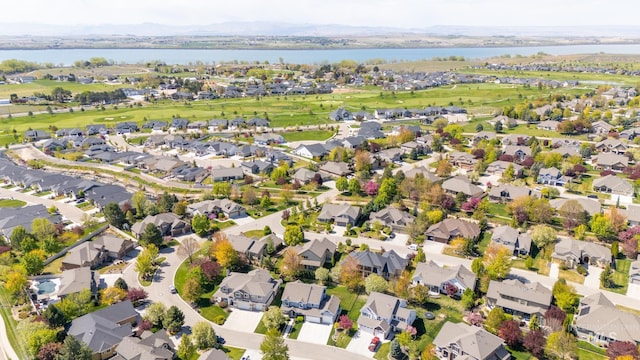 12371 S Abbott Downing Way, Nampa, ID 83686 - bird's eye view featuring a residential view and a water view