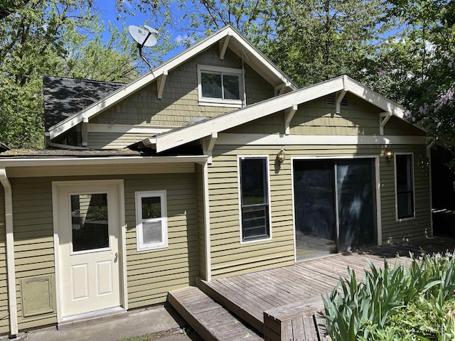 909 E 6th, Moscow, ID 83843 - back of property featuring a deck