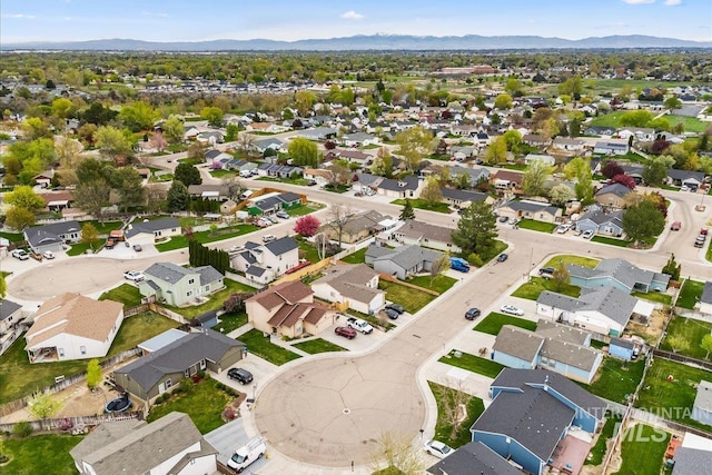 408 Tanoak Cir, Nampa, ID 83686 - drone / aerial view with a residential view and a mountain view
