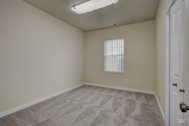 empty room with light carpet