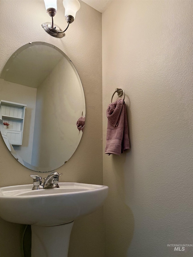 bathroom with a sink
