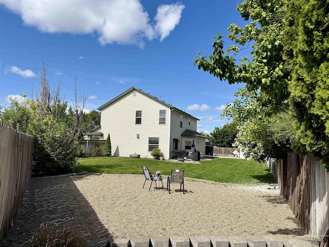 view of rear view of property