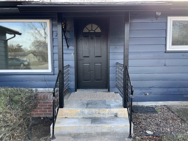 view of entrance to property