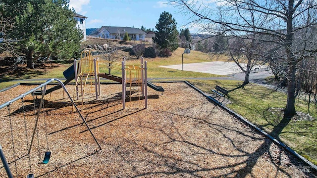 exterior space with playground community