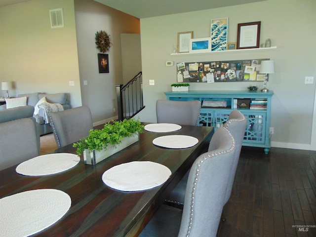983 S St, Vale, OR 97918 - dining room featuring wood finished floors and stairway